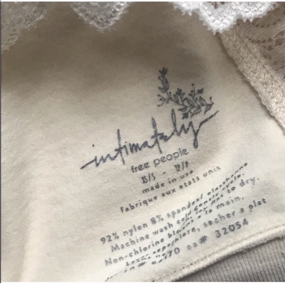 Free People bandeau, ivory size XS/S - Picture 6 of 6